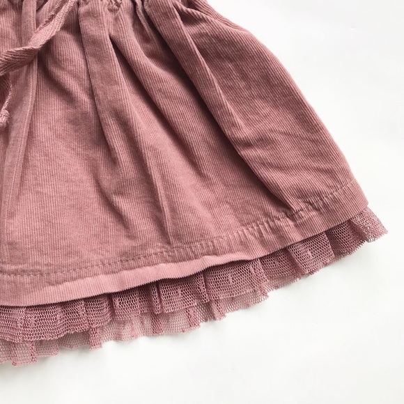 Zara mauve corduroy skirt EUC 3-6 months - Picture 3 of 5